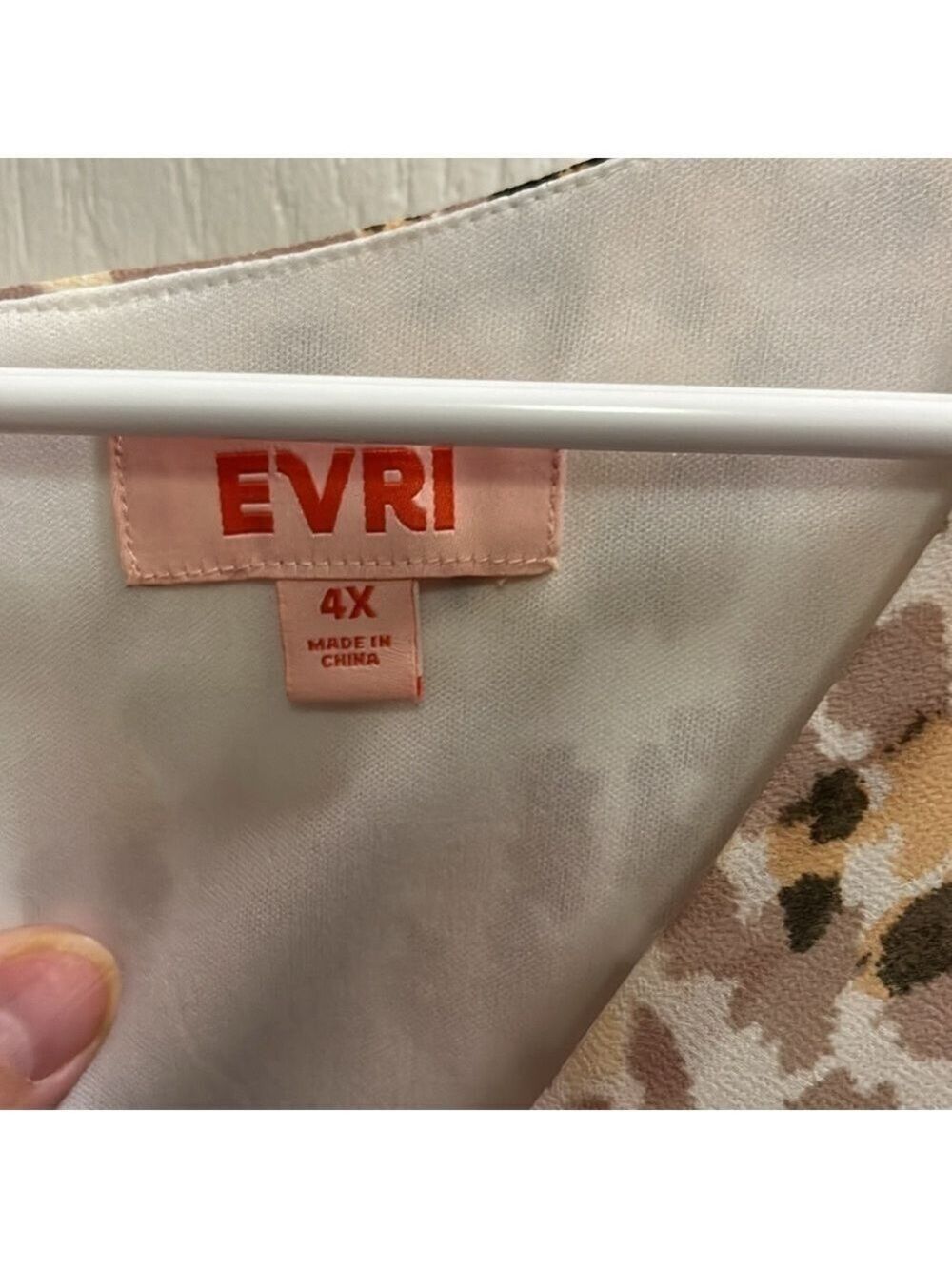 EVRI Animal print High/Low Dress 4X NWOT - Picture 3 of 8